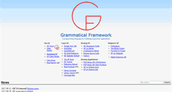 Desktop Screenshot of grammaticalframework.org